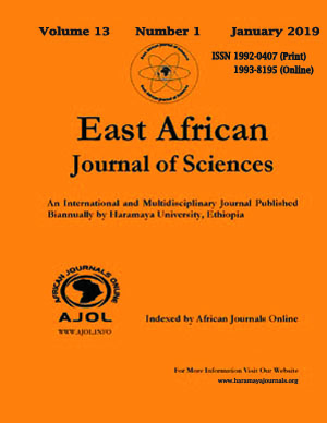 								View Vol. 13 No. 1 (2019): East African Journal of Sciences
							