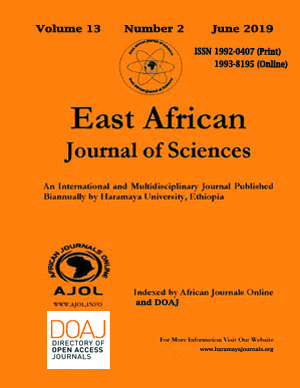 								View Vol. 13 No. 2 (2019): East African Journal of Sciences
							