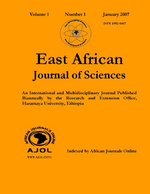 								View Vol. 1 No. 1 (2007): East African Journal of Sciences
							